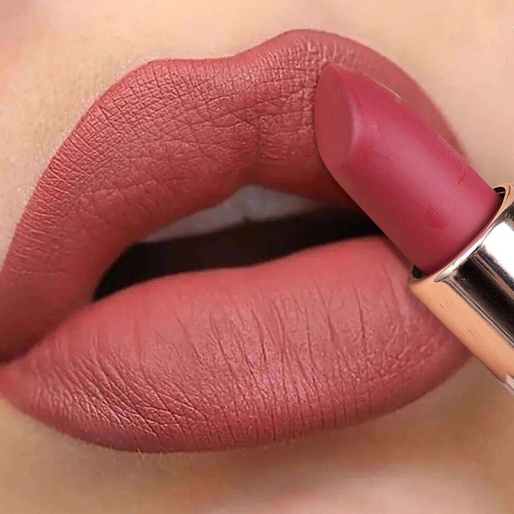 6 Colors Matte Lipstick Waterproof Velvet Nude Pink Stick Pen Lasting Non-stick Cup Red Lip Glaze Sexy Lips Makeup Cosmetics W260311