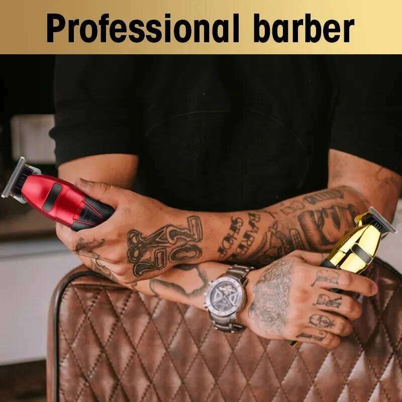 0mm Zero Professional Trimmer For Men Beard & Hair Clipper Electric Pro Barber Cordless HairCut Machine Rechargeable C260312