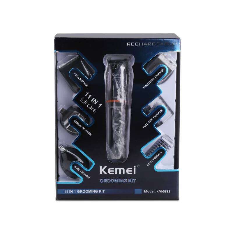 Kemei 5898 Digital Display 5 in 1 for Men Eyebrow Beard Trimmer Electric Hair Clipper Grooming Kit Haircut C260312
