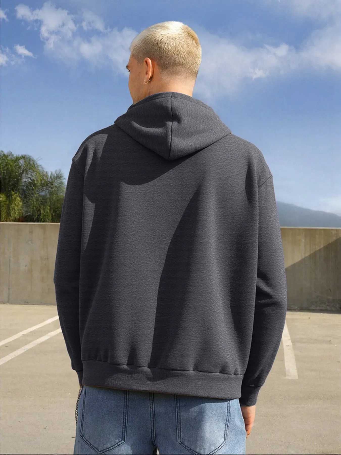 The Overlook Hotel Design Men Hoodies Y2K Street Fleece Hoodie Crewneck Autumn Clothes Soft All-Match Top Loose Oversized Hoody M260312