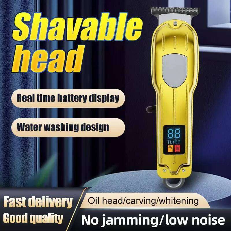 Stainless steel rechargeable home electric hair clipper Beard Trimmer automatic shaver C260312