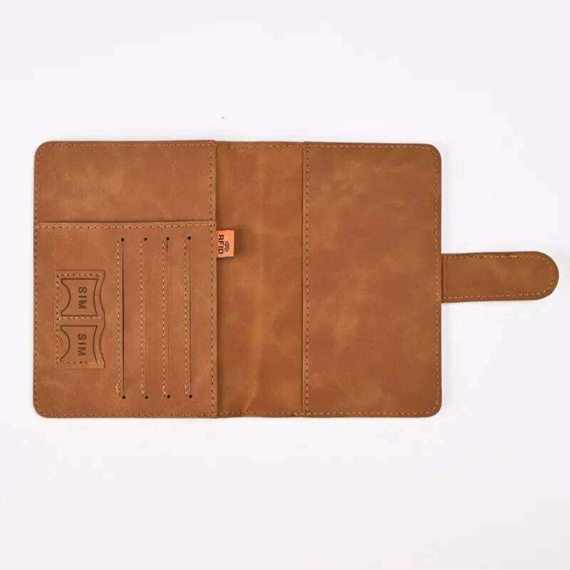 Custom Monogrammed Engraved Name Cover Case Holder Wedding Bridesmaid Groomsman Gift Passport Wallet