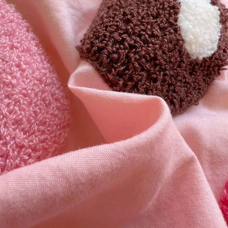 Kawaii Pink Pig Duvet 4pcs Bedding Set Kids Girls Bedroom Quilt Polyester Comforter Cover 1 Flat Sheet 2 Pillowcases H260312