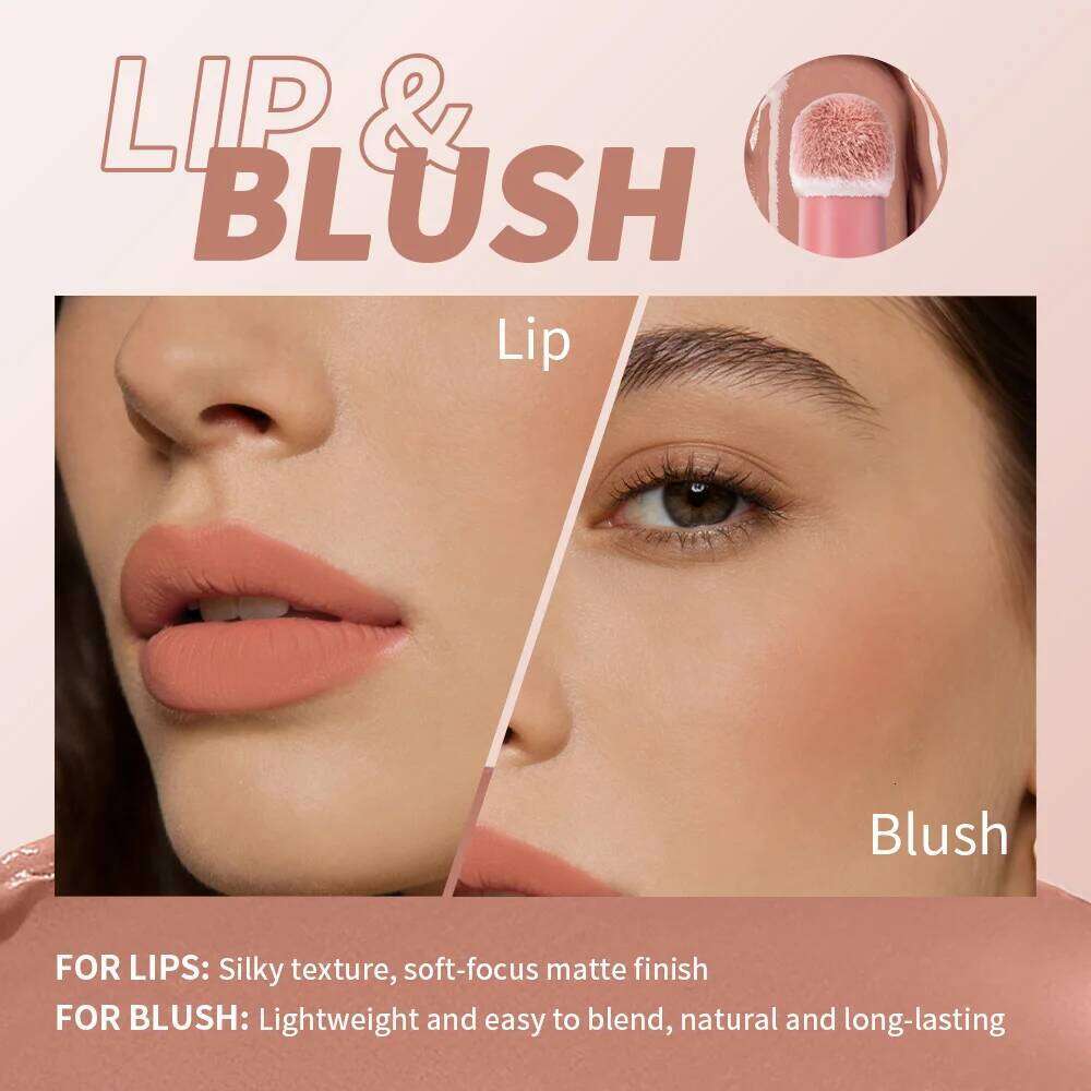 Cushion Kiss Cream Stain Lip Tint Long Lasting Matte Waterproof Non Transfer Formula Velvety Finish Cosmetics W260311