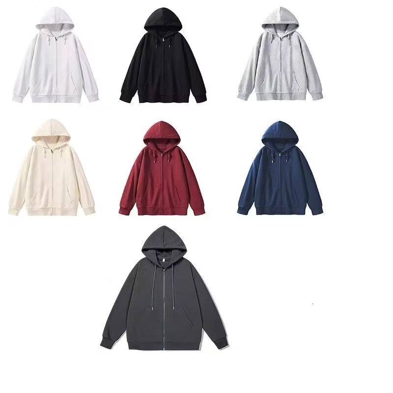 Retro Gray Hooded Sweatshirt For Men Oversized Thin Loose -style Casual Top Designer Hoodie Jacket For Spring And Autumn