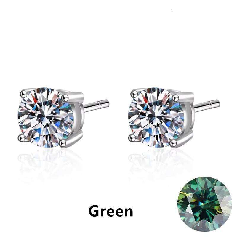 D Color High Quality Moissanite Affordable fashion Jewelry Earrings