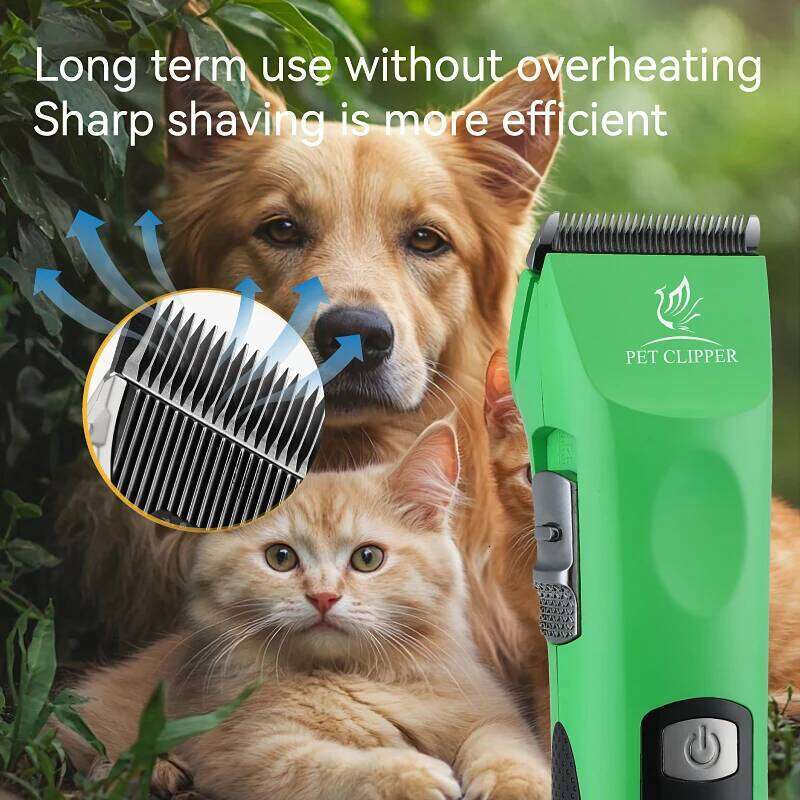 Fenice Cordless Rechargeable Clipper Low Noise Professional Pet Hair Cutting Machine Grooming Trimmer Shaver Kit for Animals C260312