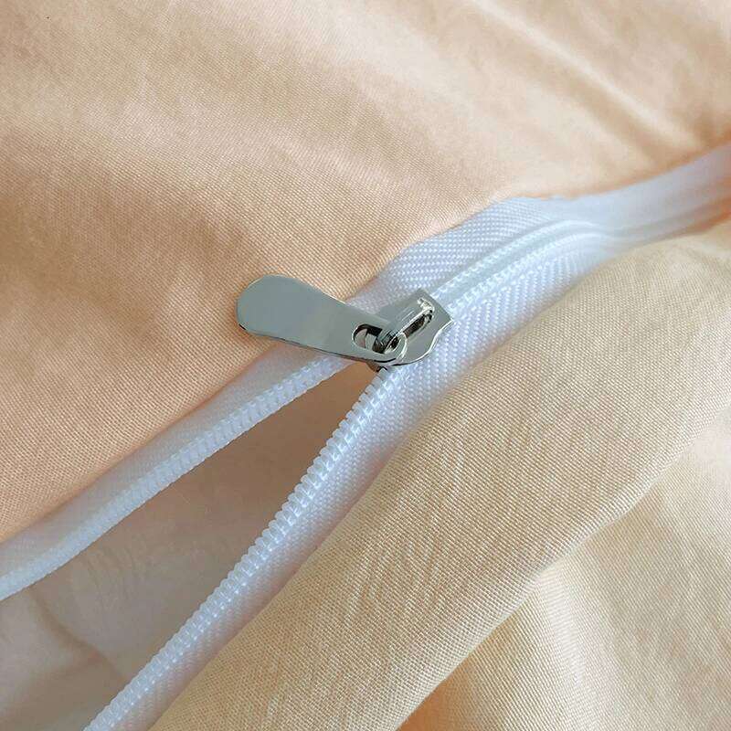 Simple Style Solid Bedding Washed Cotton Flat/Fitted Sheets Set Duvet Cover Bed Linen Pillowcase Full Double Queen King H260312