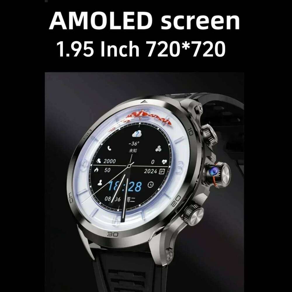 H19 4G LTE Smart Watch: 32GB+256GB, 900W Rotating Camera, GPS, WiFi, Google Play Store Support, Android Wearable