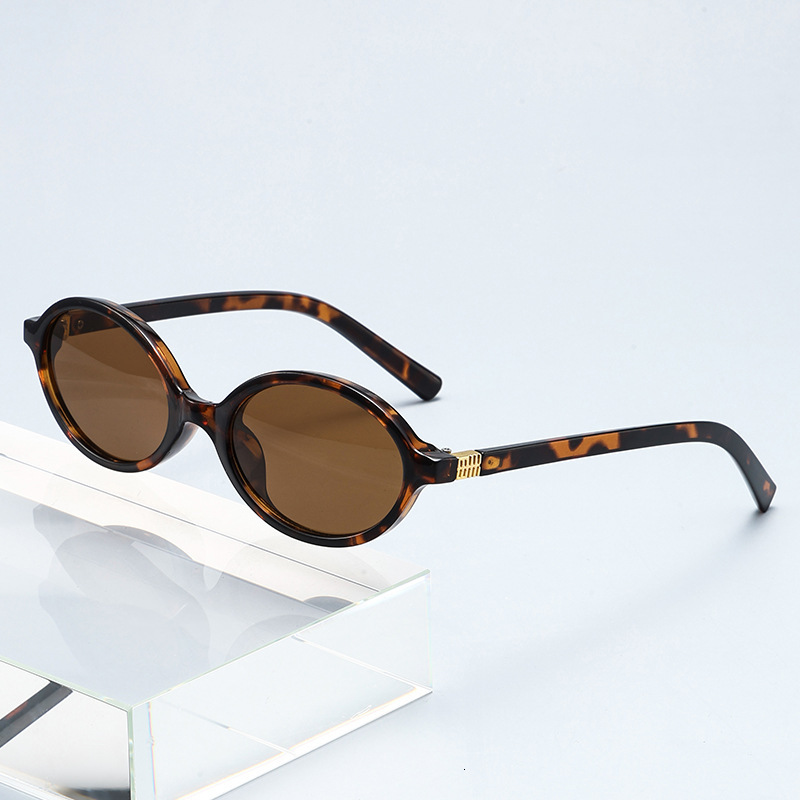 New Eyeglass Nerd Myopia Oval Flat Small Retro Korean Style Plain Glasses Frame for Women