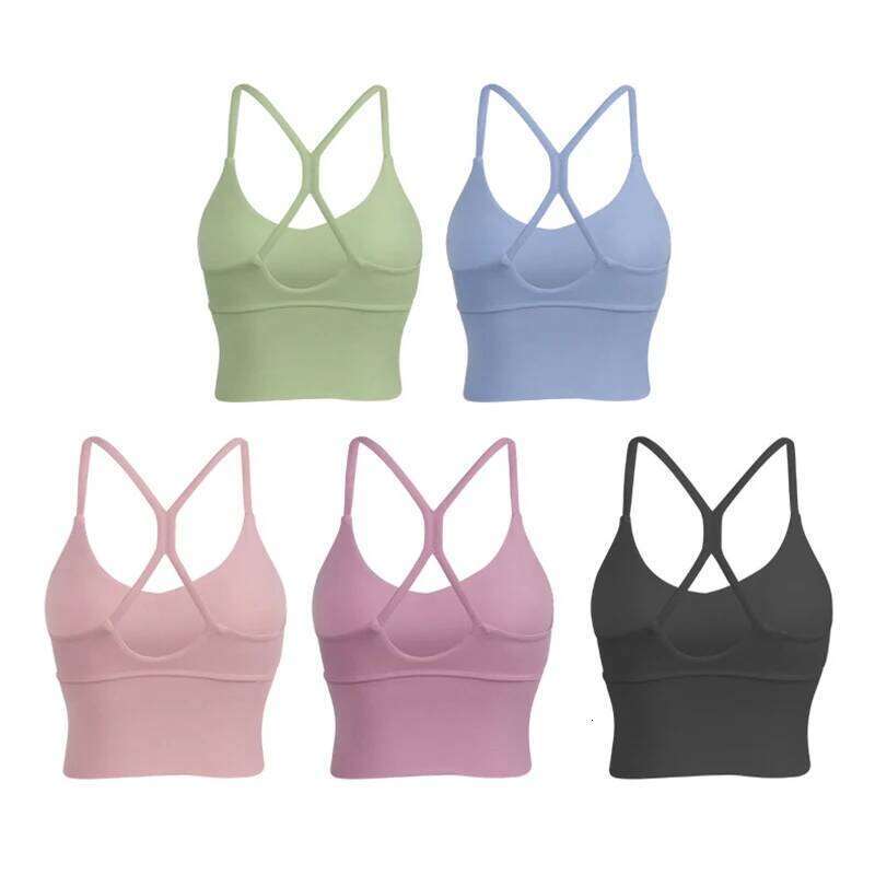 SOISOU S-XL Nylon Bralette Breathable Underwear Sports Leggings For Women Sexy Top Bra 10 Colors 26Y0312