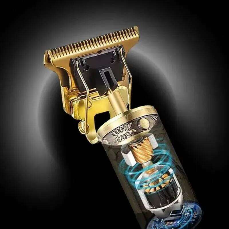 USB Fast Charging Electric Clipper T9 Vintage Barber Shaver Professional Portable Trimmer for All Types of Hair C260312