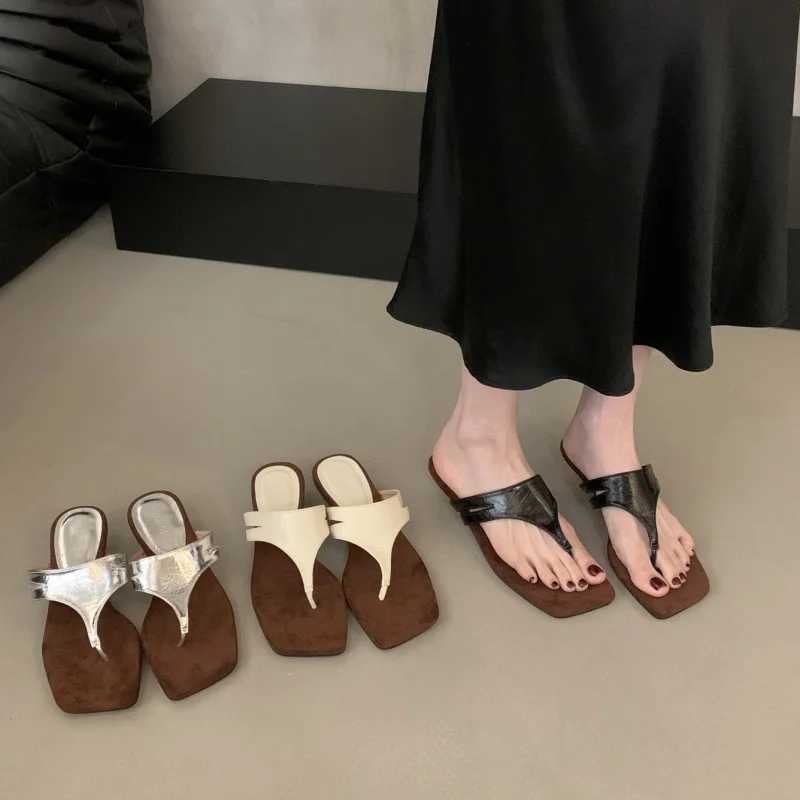 Bailamos Women Clip Toe Sandals Women Mid Heels Shoes FAshion Beach Designer Summer Cozy Pumps Slides Shoes K260312