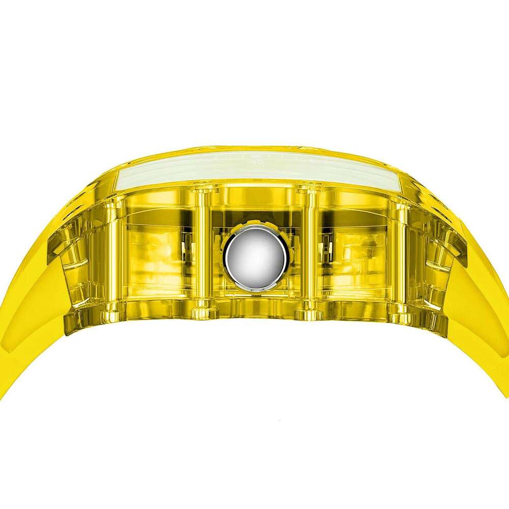NIBOSI Skeleton for Top Brand Luxury Automatic Quartz Watches Silicone Strap Luminous Sports Watch Men Reloj Hombre