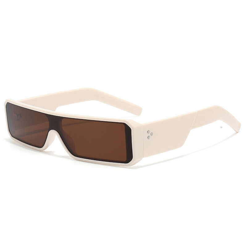 Y2k Small Frame One-Piece Retro Square Hip-Hop Ins Street Sunglasses Unisex Punk Glasses Liuyuemoshang