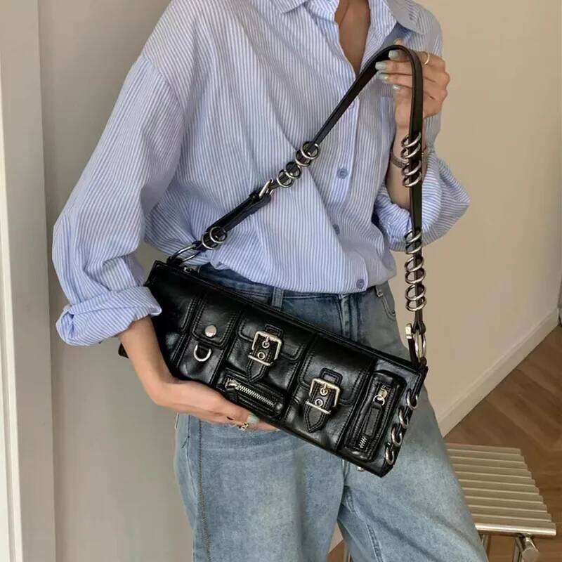Underarm Women's French Niche Western Style New Trendy Fashion Portable All-Match Ins Shoulder Bag Handbags WONST