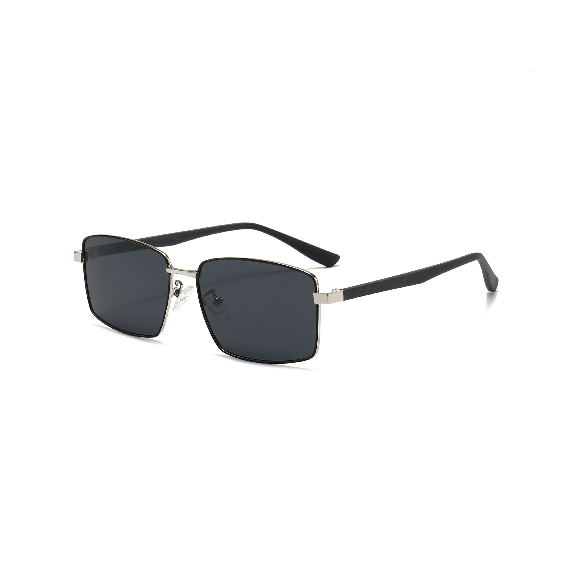 2026 New European American Style Square Small Frame Nylon Polarized Sunglasses for Men, Fashionable and Simple, Sun Protection,