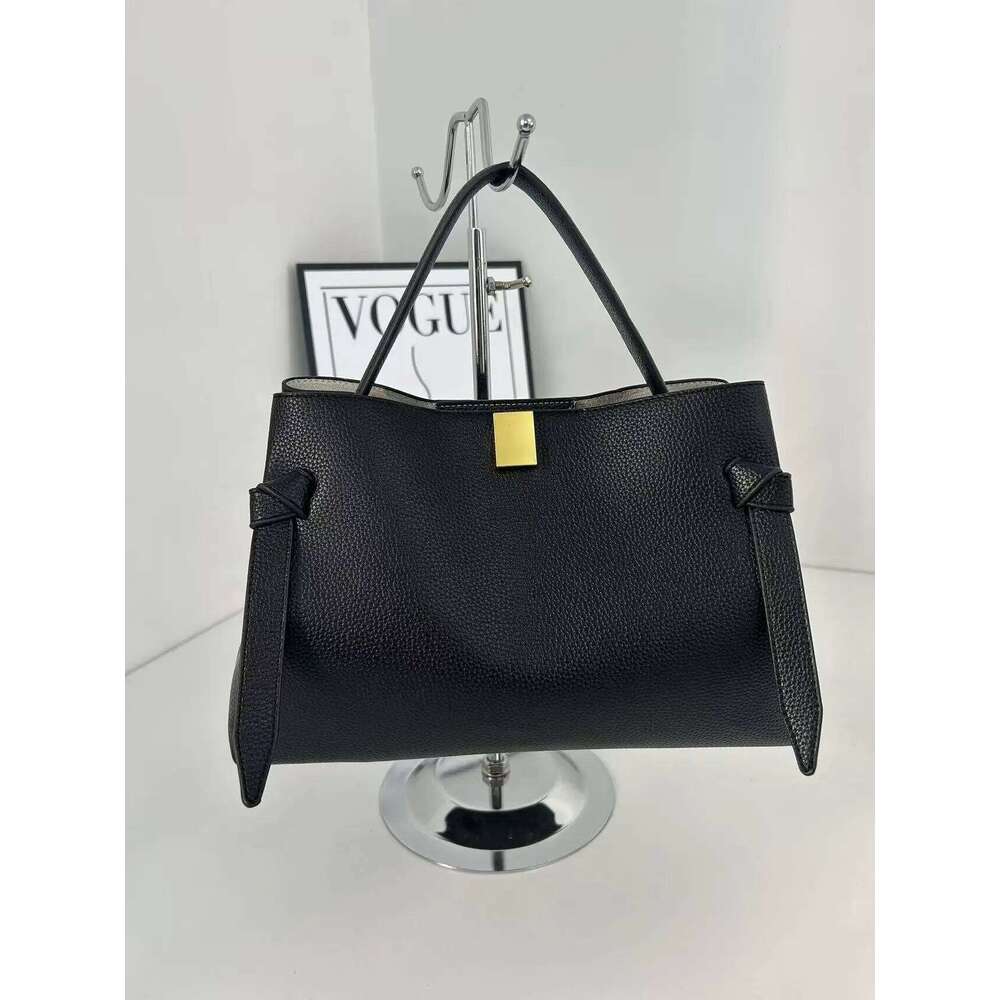 Yuzefi Women Leather Suede Small Crowd Single Shoulder Crossbody Large Capacity Portable Potsticker Bag