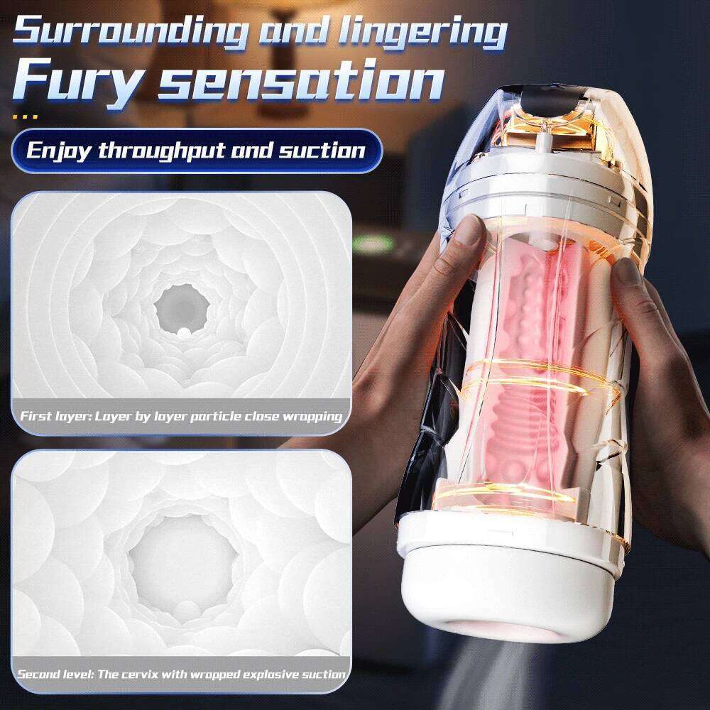 Male Masturbator Cup Automatic Blowjob Suking Machine Real Vagina Pocket Pussy Penis Oral Masturbatio Sex Toys For Men Z260312