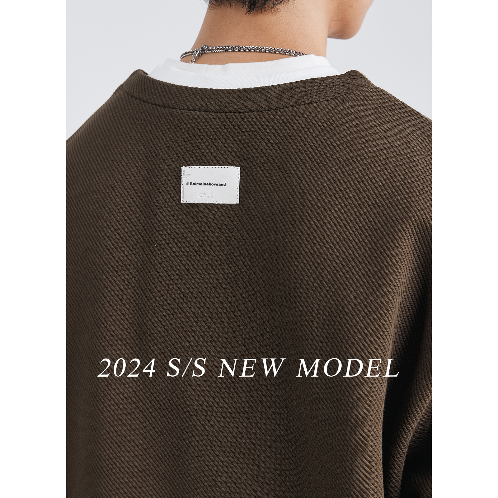 Style Heavy Texture Fake Two-piece Sweatshirt For Designer Hoodie Men Autumn And Winter Loose Trendy Pullover Casual Autumn Base Shirt