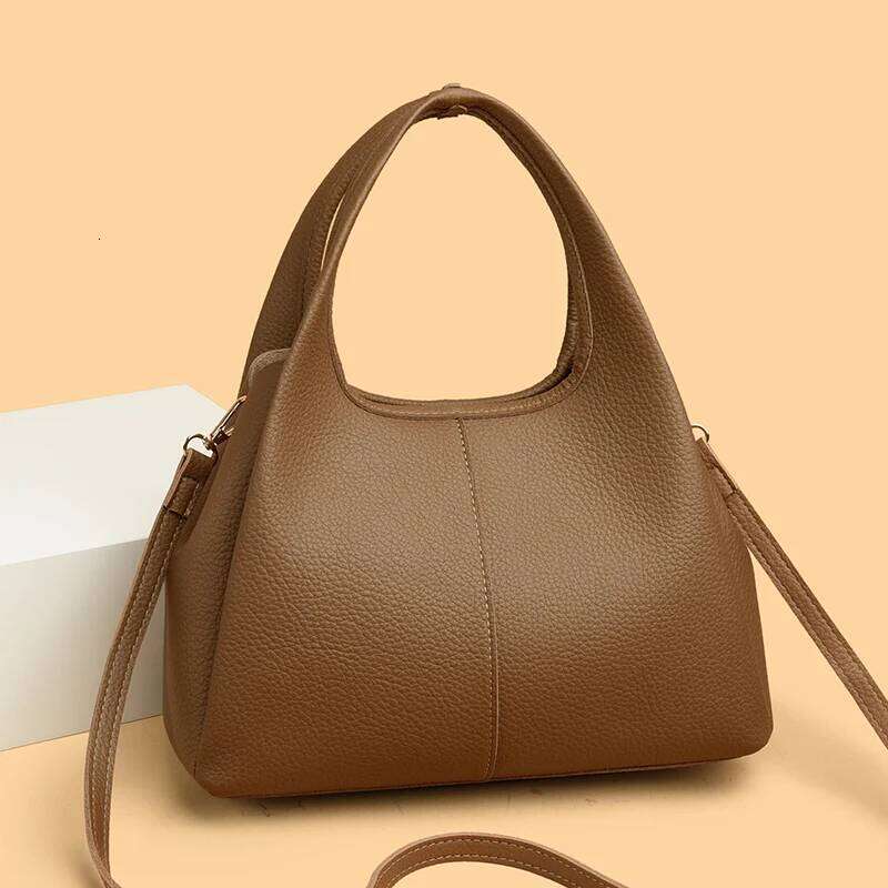 Luxury Casual Tote Bag High Quality Leather Ladies Handbag Shoulder Crossbody For Women Large Vintage Bags Sac A Main TIANOUDAISHU