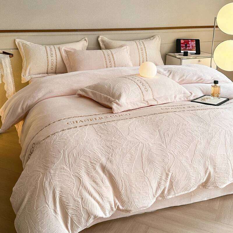 Natural Silk Bedding Quilt Soft Flat Sheet Pillowcases Duvet Cover Set H260312