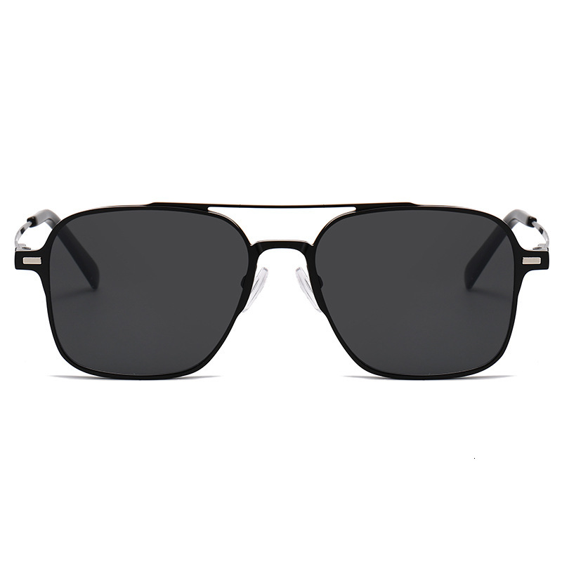 Multi-protective blue light blocking flat magnetic with square frame, polarized clip-on sunglasses men, suitable for driving and anti-glare