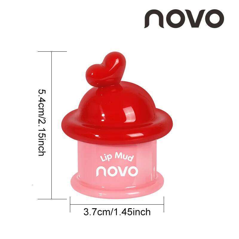 Matte Mud, Long-Lasting, Non-Stick, velvet Gloss, Dual-Use For Lips & Cheeks, Create Bright And Attractive Lip Makeup W260311
