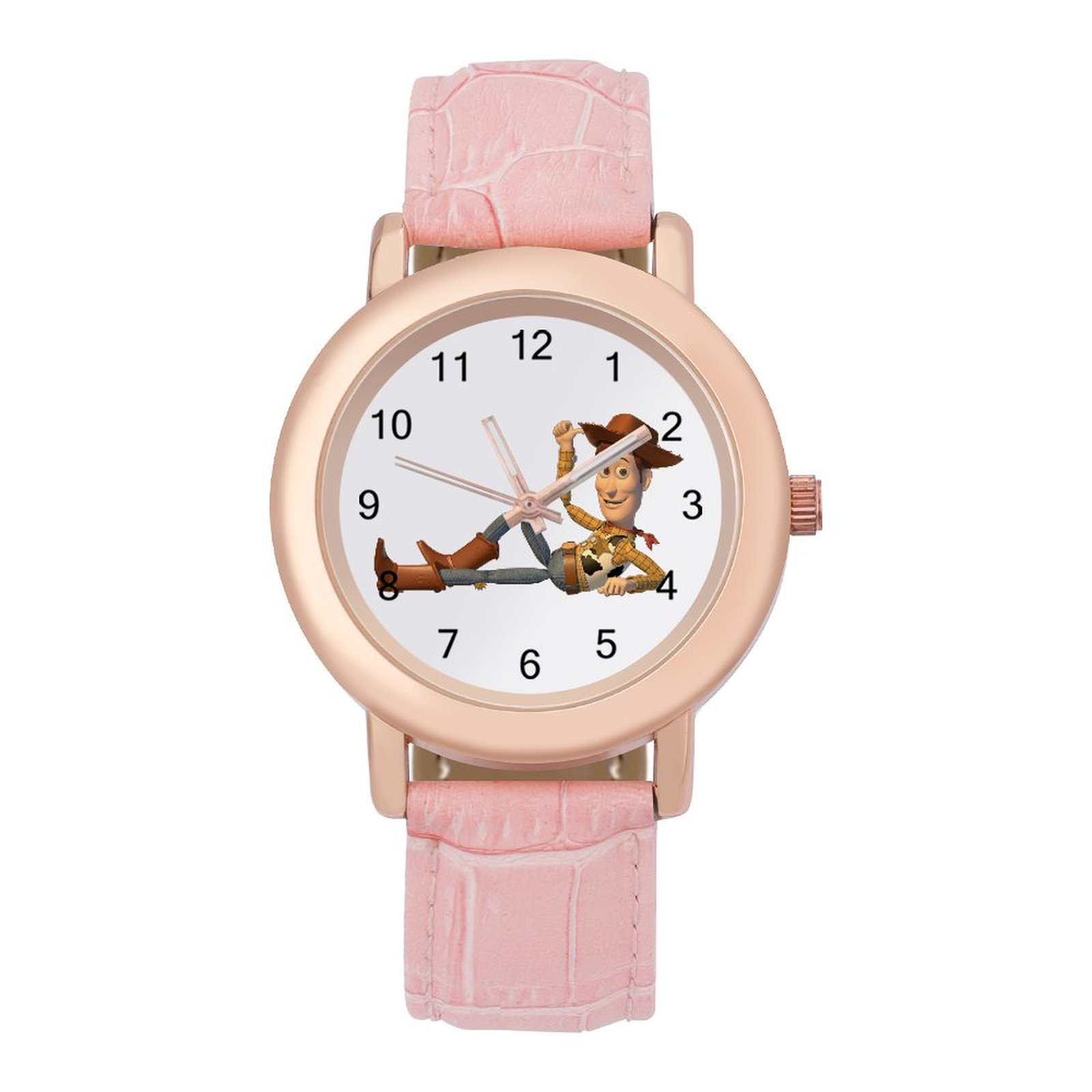 Woody Watches Women Girls Leather Strap Disney Cartoon Toy Story Watch Popular Decorative Gifts