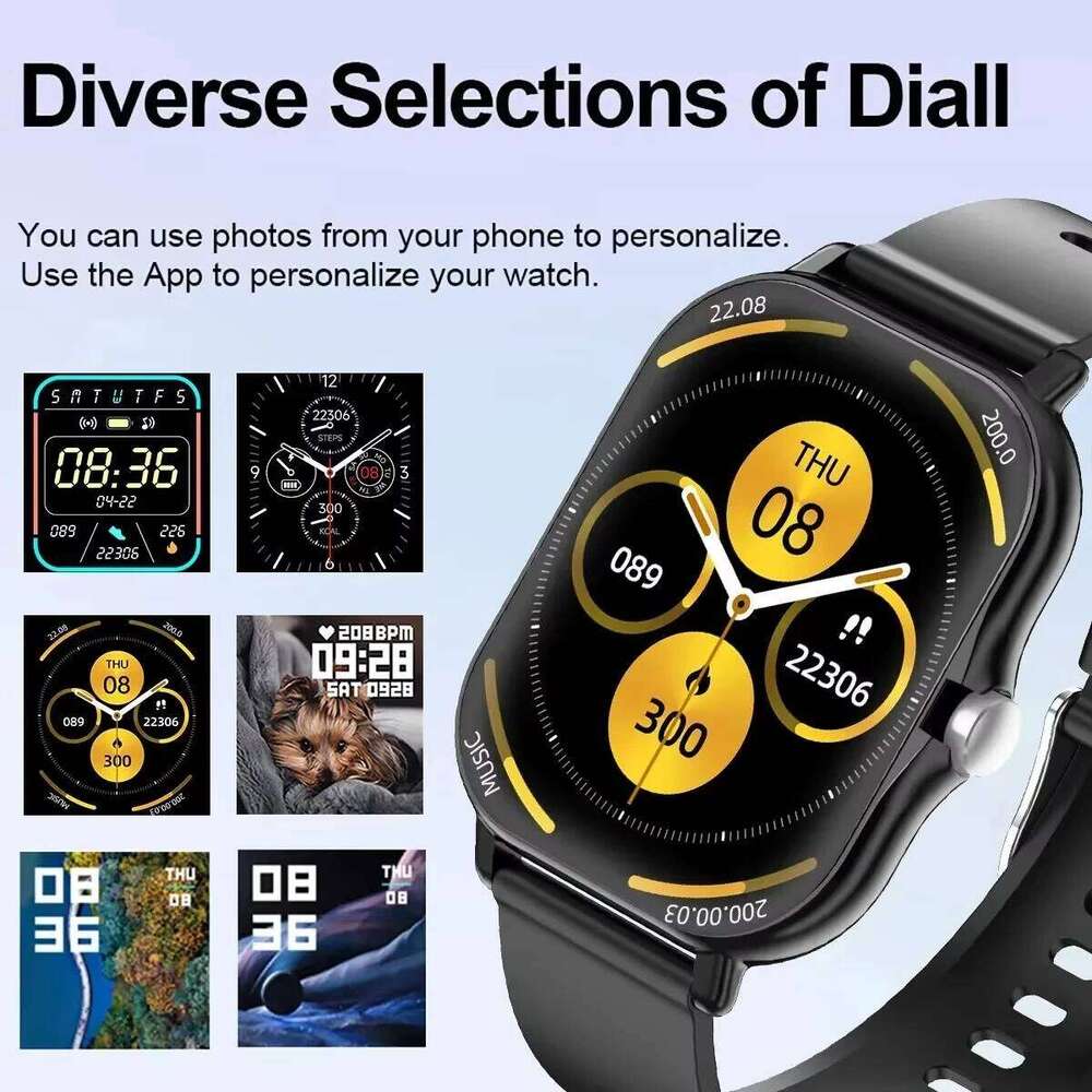 LAXASFIT 2025 New Fashion Smart Watch 1.83-inch HD Screen Bluetooth Calling Smartwatch for Men and Women Holiday Gift