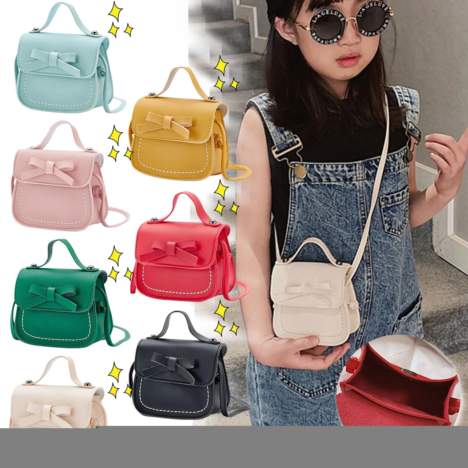 Cute female messenger bag sweet and cool style with shoulder threedimensional bow coin purse gift 260311