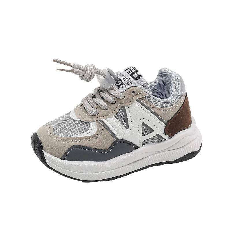 Size 21-30 Kids Sneakers Fashion Boys Mesh Breathable Casual Girls Outdoor Walking Children Non-slip Running Sports Shoes H260312