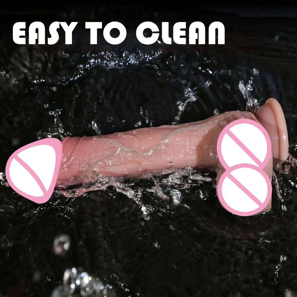 Super Realistic Waterproof Silicone Penis Adult Sex Toys Anal Vagina Masturbator Dildo with Suction Cup Cock Gode Massager Z260312