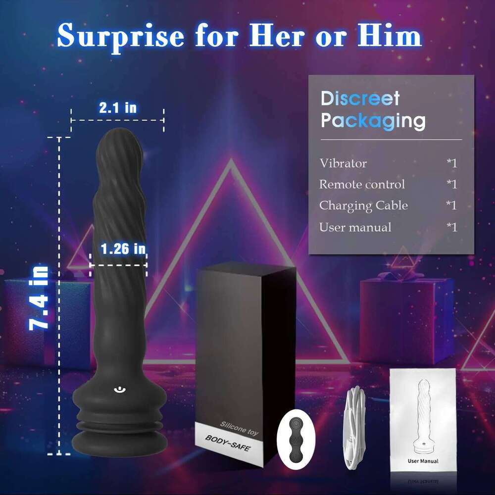 Remote Control Vibrator Male Prostate Massager Wriggling Rotating Vibrating Anal Beads Adult Sex Toys with Suction Cup Z260311