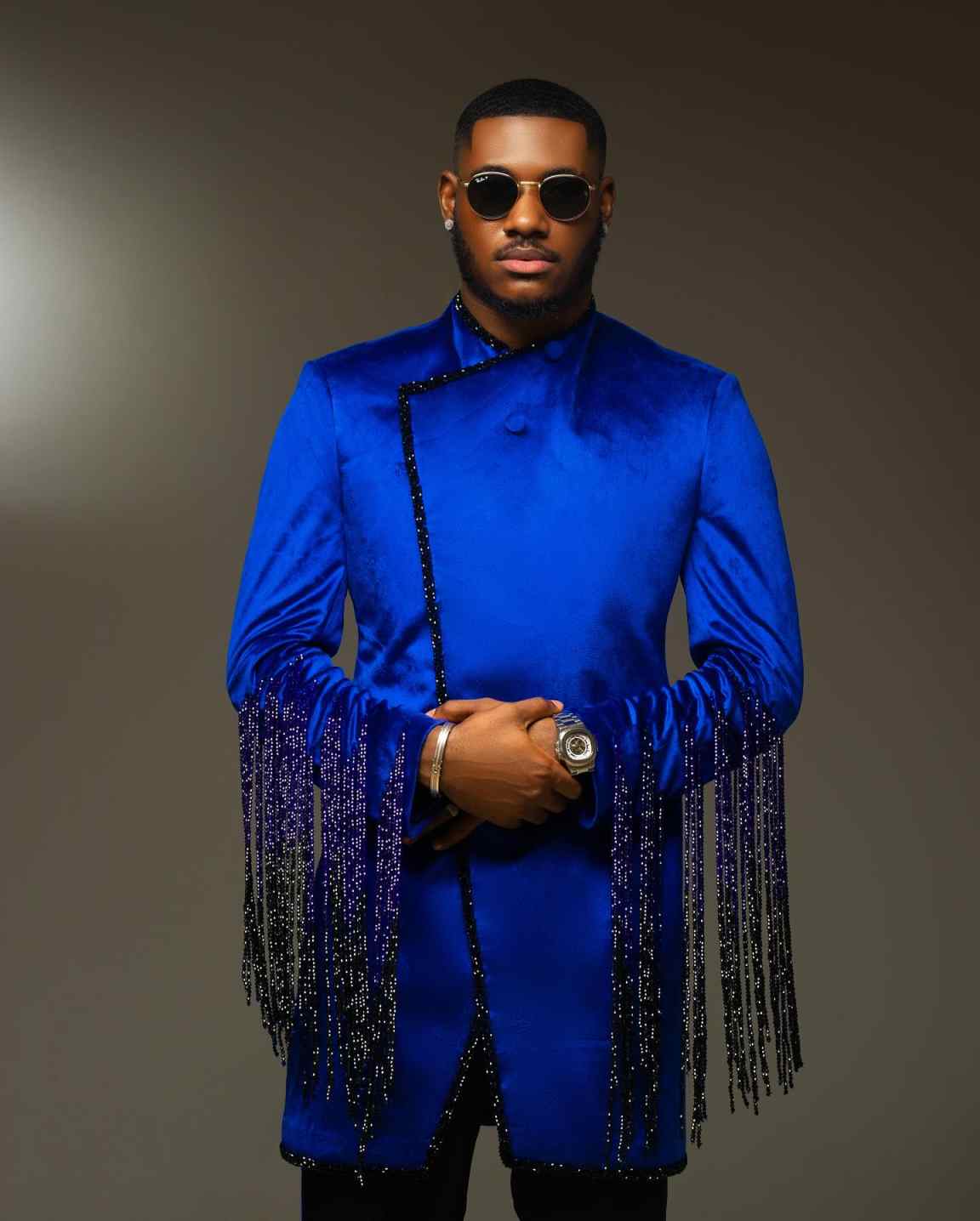 Vintage Men Suits 2 Pieces Set Jacket Tassel Beads One Button Groom Tuxedo Formal Occasions Party Customized