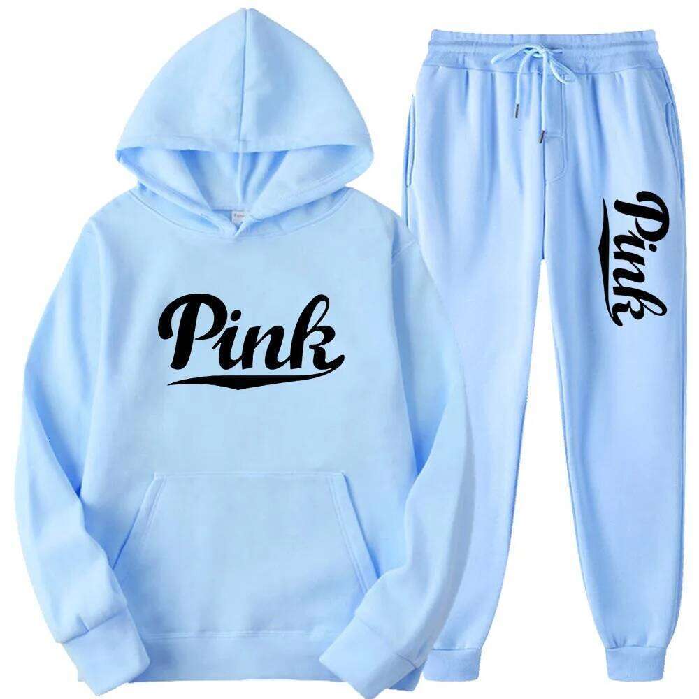 Tracksuits Men/Women Casual Solid Warm Suits Hoodies Sweatpants Autumn Winter Pullover Sweatshirts Pants Sports Suit Two Piece C260312