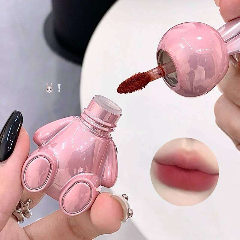 Gege bear powder rabbit gloss matte natural easy to color autumn and winter lip glaze lipsick gift W260311