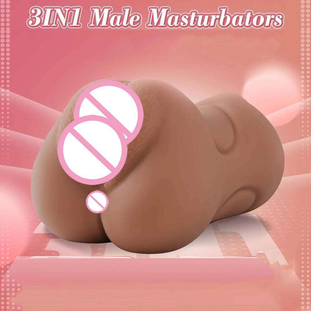 3 In 1 Masturbators Penetration Men Sex Toys Artificial Vagina Anal Mouth Pocket Pusssy Adults Blowjob Male Masturbation Tools Z260311