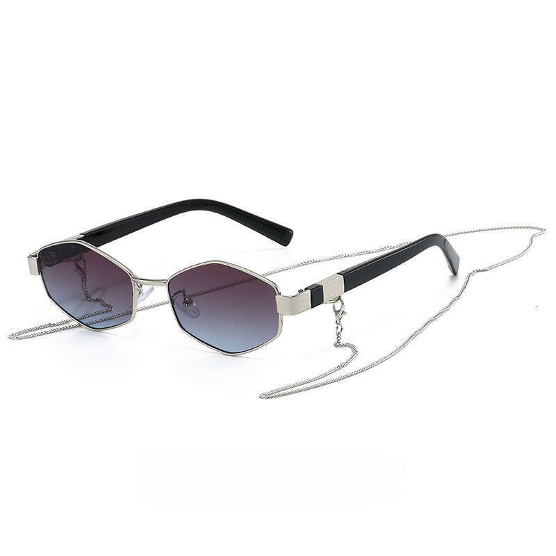 Sunglasses Polygonal Metal Frame European American Style Personality Design with Decorative Accents for Street Photography Daily Outdoor Wear Gift Hig