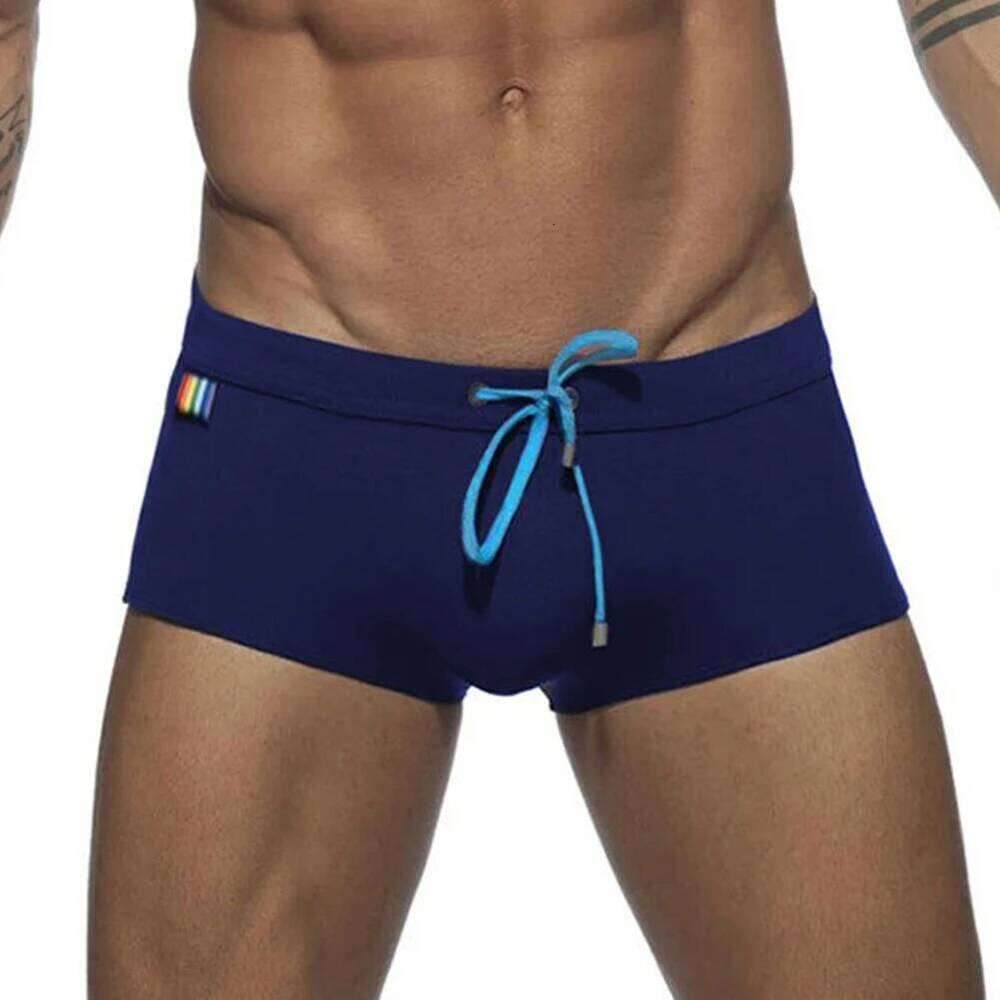 Men Swim Trunks Briefs Board Surf Beach Shorts With Cup Swimwear Summer Z260312