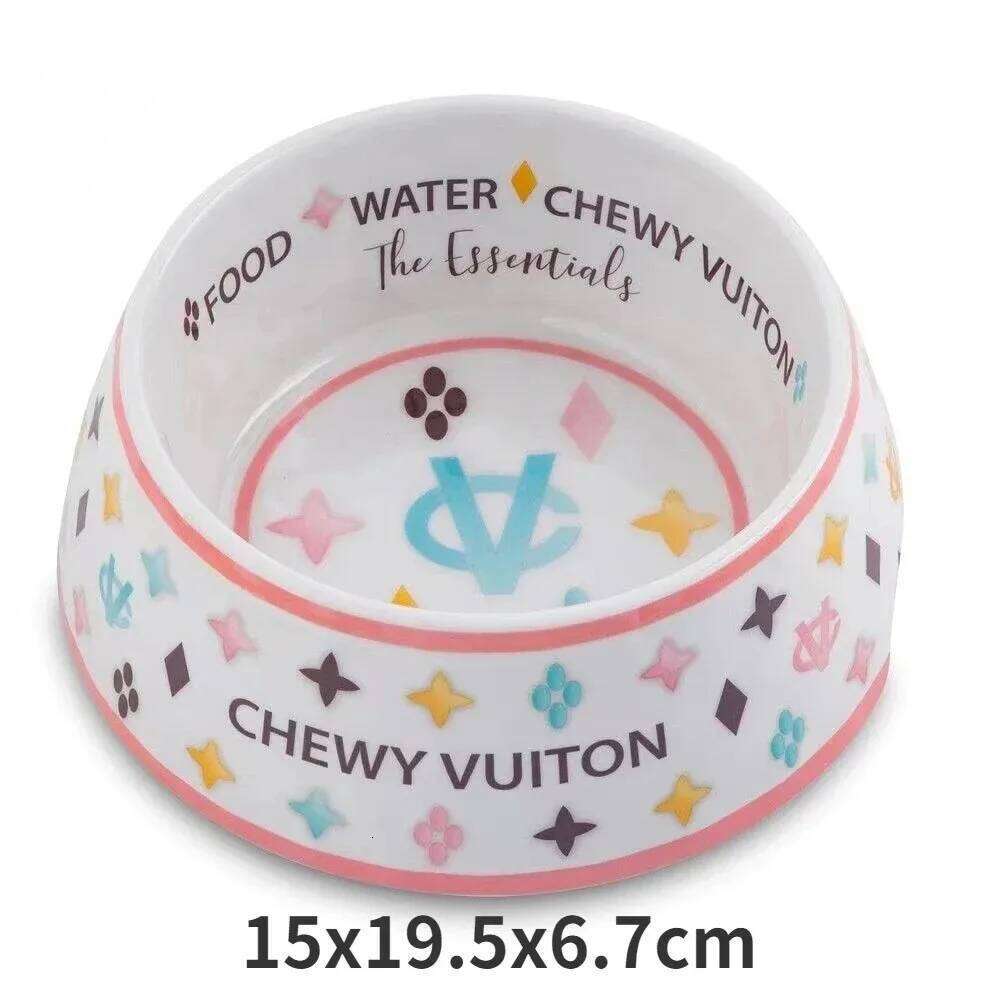 Ceramics Bowls Placemat Puppy Cat Feeder Non-slip Crash Luxury Designer Dog French Bulldog Bowl For Small Dogs 26Y0312