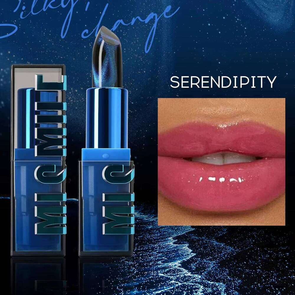 MLSMILE 4 Cat Eye Warm Moisturizing People Thousand Colors Fine Glitter Non-stick Cup Lipstick W260311
