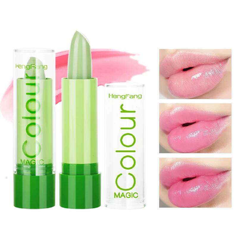 Warm Change Lip Balm Moisturizing Lipstick easy color and not stick to the cup W260311