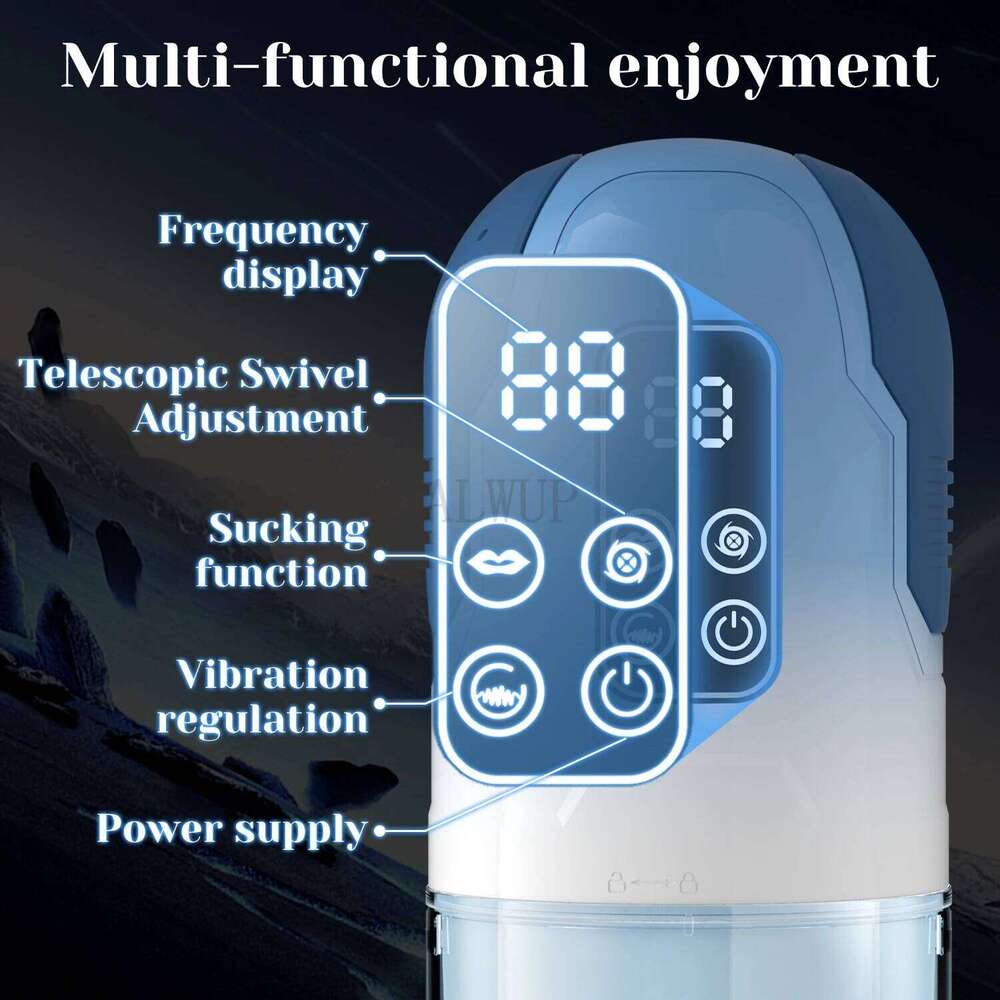 Male Masturbator Penis for Men Vacuum Pump 7 Thrusting Vibrating Sucking Adult Mens Sex Machines Blowjob Toys Z260312