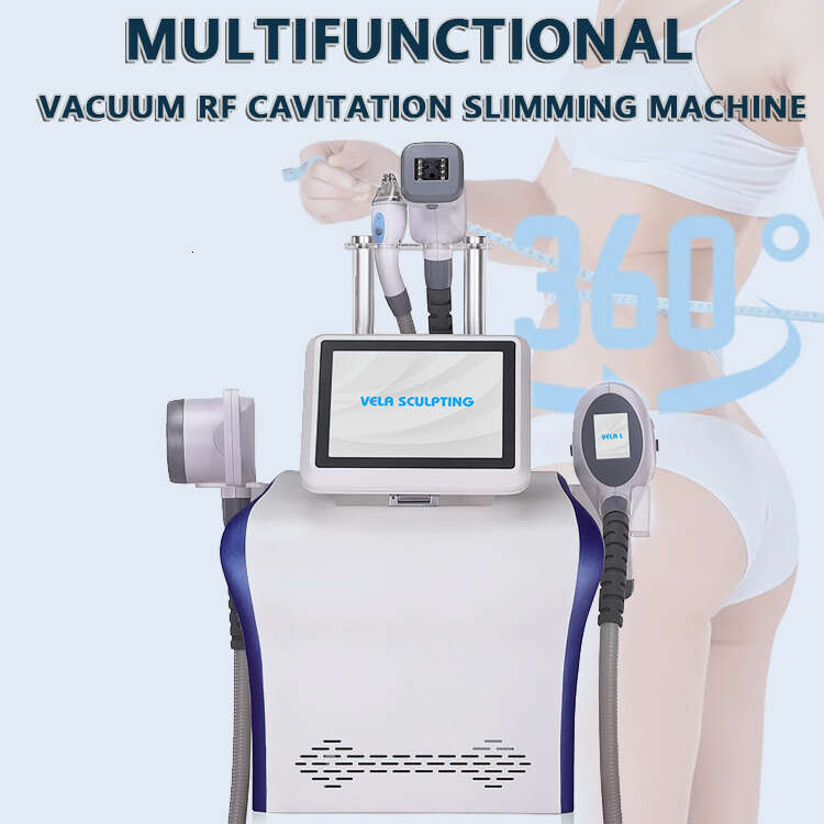 Non-Invasive Vela 4 In 1 Vela Body Contouring RF + Cavitation + Vacuum Skin Firming Body Fat Removal Sagging Skin Treatment Effective Weight Loss Mach