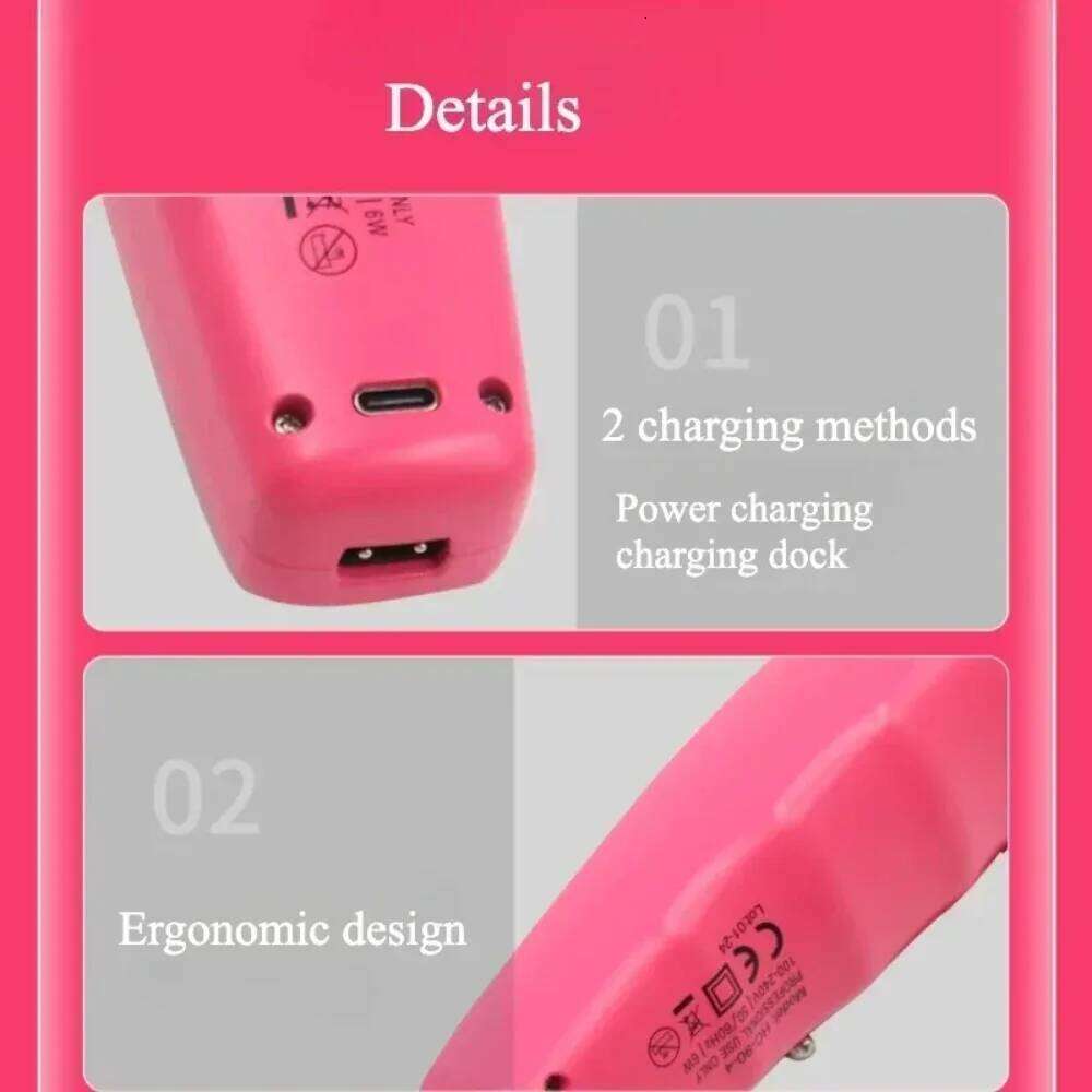 MRD HC-90-4 Smart Brain Men's Hair Clipper Professional Full Metal Lift Height Torque Digital Brushless Motor Cordless Clippers C260312