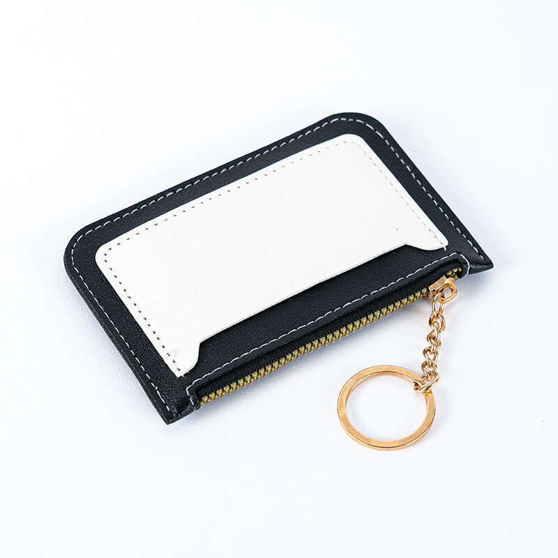 Luxury fashion wallet New Women S Ultra Thin Holder Card Case Korean Version Candy Color Student Easy To Carry Color Block PU Coin Purse