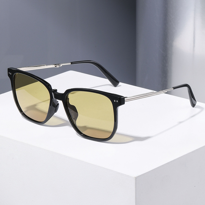2026 New Fashion Large Frame Polarized Sunglasses for Men, Sun Protection Foldable Sunglasses, Men's High-End Eyewear Wholesale