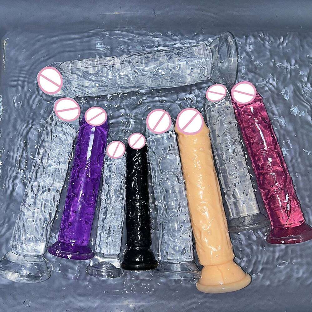 Cheap 5 Colors Small Transparent Dildo Suction Cup Jelly Dick Women Erotic Anal Sex Toys Soft Clitori Vaginal Masturbators Penis Z260311