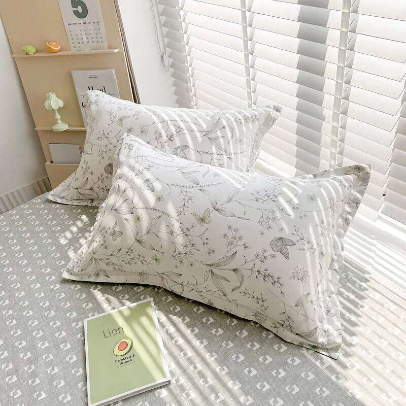 3pcs 100% Cotton Duvet Set 1*Duvet Cover + 2*Pillowcase, Without Core, Fresh Flower Print Bedding Set, Soft Comfortable H260312